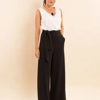 Pantalona Crepe Faixa