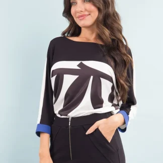Malha Raglan Estampada