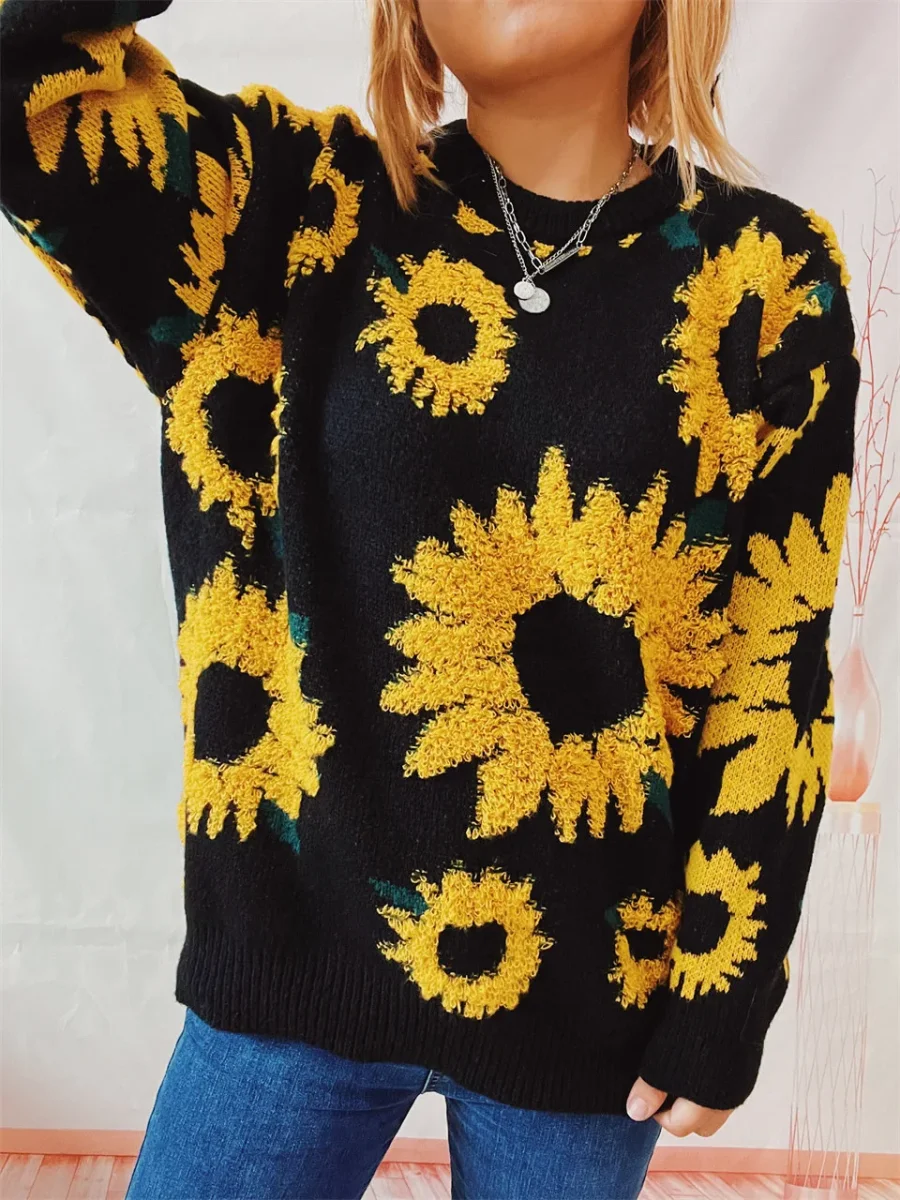 Blusa Suéter Lã Girassol - Image 8