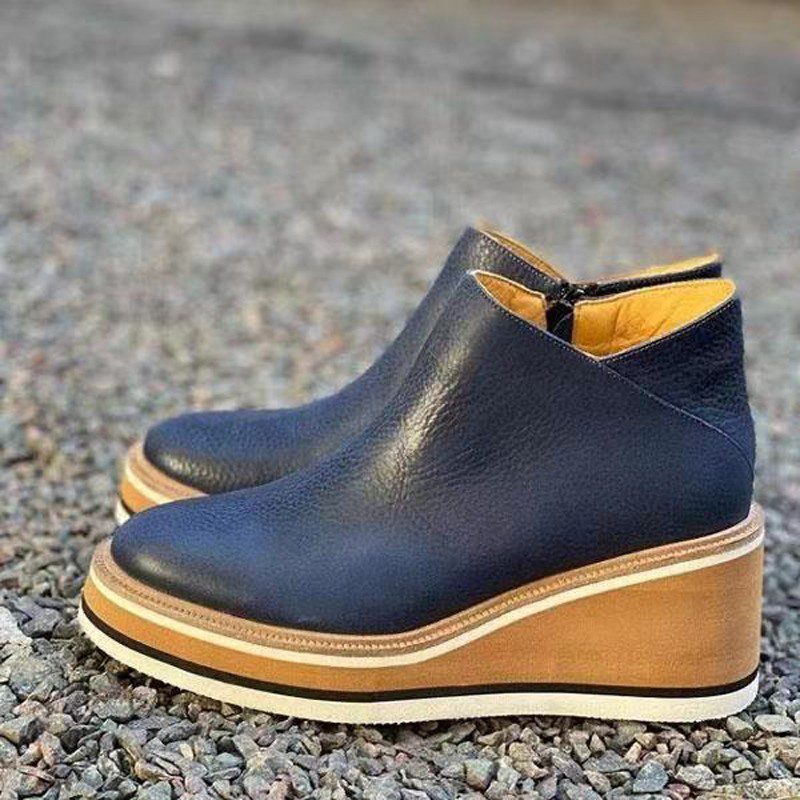 Bota Plataforma Modelo Boho Vibes Anabela - Image 3