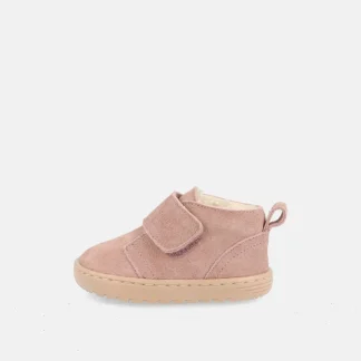 Botas com pêlo Respeitadoras do Pezinho da Criança - Blanditos Ottawa Rosa