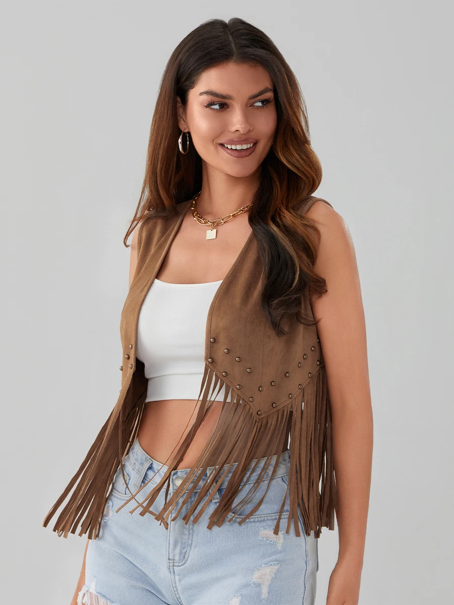 Colete Feminino Hippie Rebites - Image 4