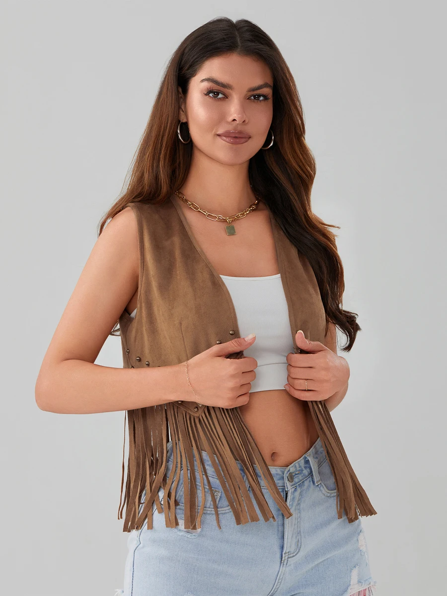 Colete Feminino Hippie Rebites - Image 5