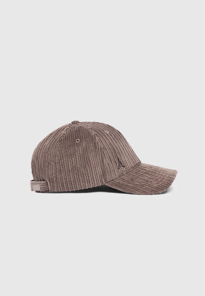 Eiffel Corduroy Cap - Taupe - Image 2
