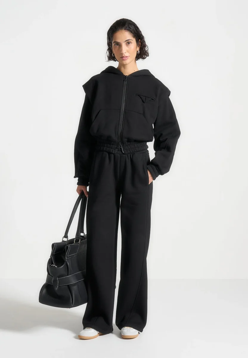 Iris - Relaxed Joggers - Black - Image 3