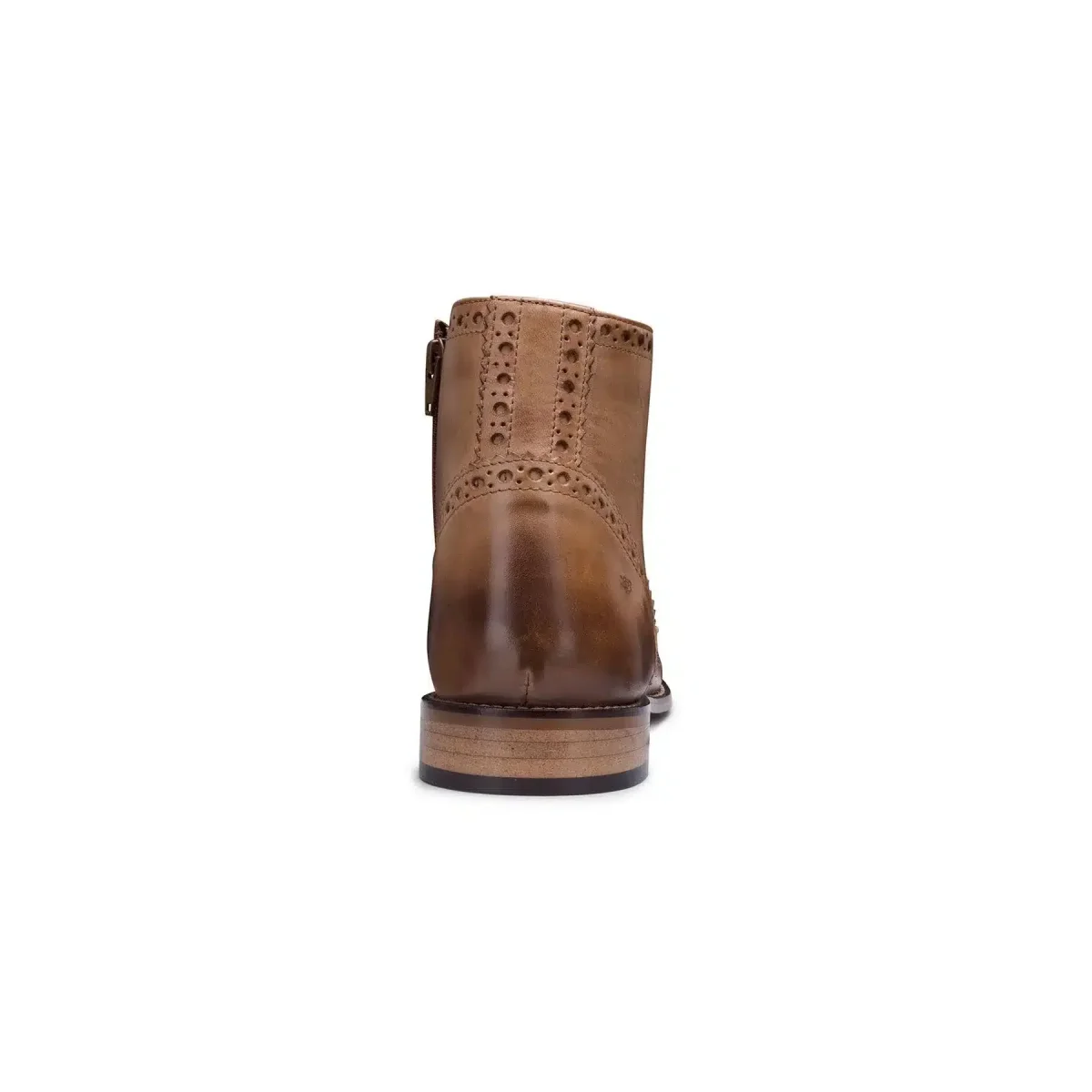 Botas masculinas vintage em couro legítimo, estilo brogue, anos 1920, em camurça e tweed, com cadarço, elegantes e formais. - Image 6