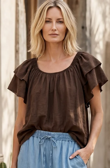 Blusa castanho – Refª 001161 - Image 4
