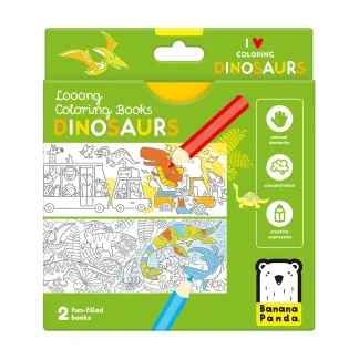Livro de Pintar Looong - Dinossauros