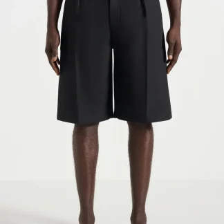 Auguste - Tailored Twill Bermuda Shorts - Black