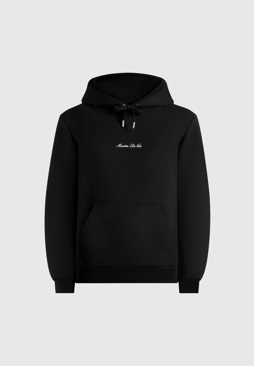JS004 - Signature Regular Fit Hoodie - Black - Image 3