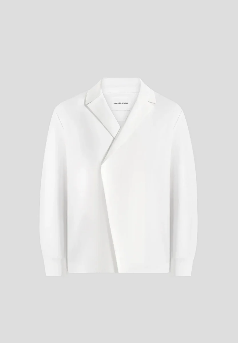Alban - Double Breasted Shirt - White - Image 8