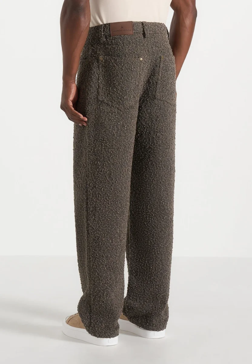 Arnault - Boucle Relaxed Fit Jeans - Brown - Image 5