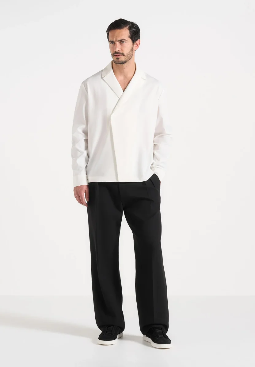 Alban - Double Breasted Shirt - White