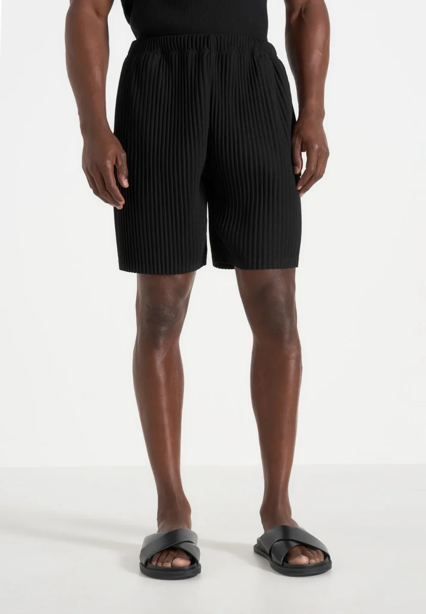 Drew - Pleated Shorts - Black