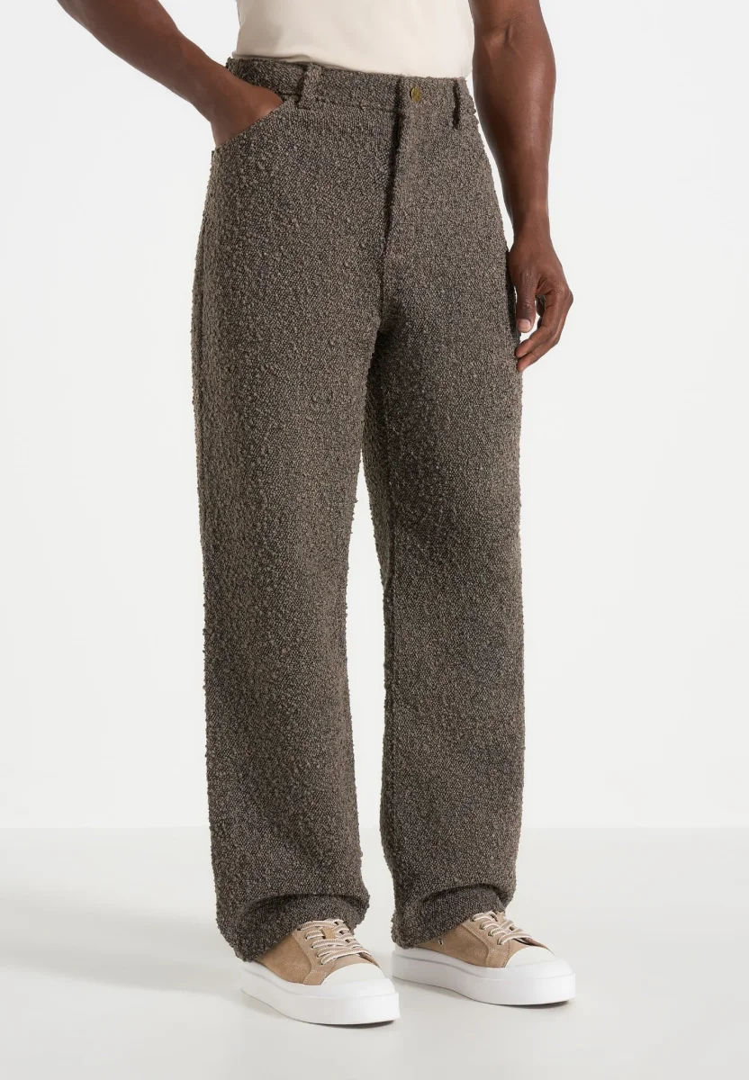 Arnault - Boucle Relaxed Fit Jeans - Brown - Image 3