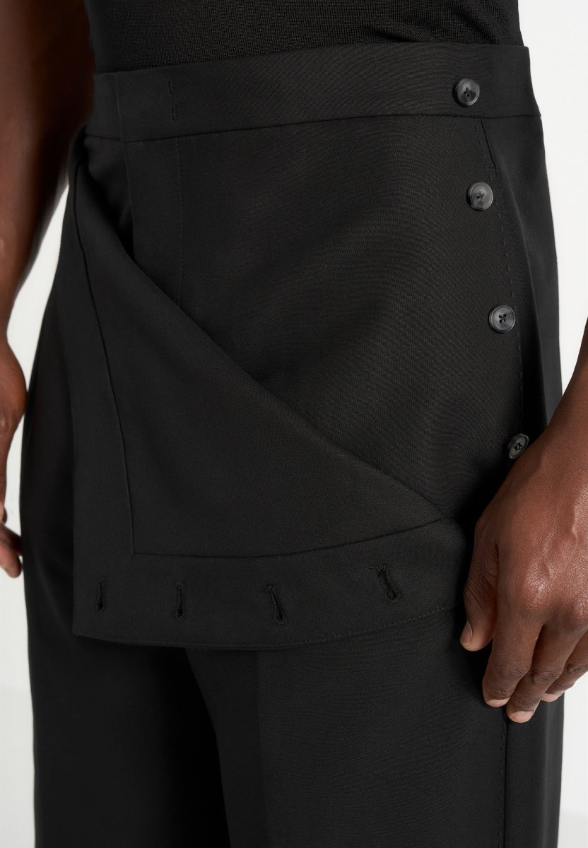 Henri - Foldover Pants - Black - Image 5