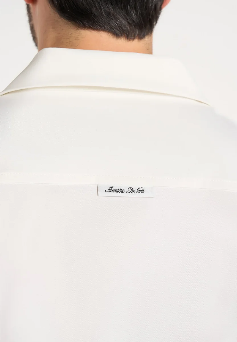 Alban - Double Breasted Shirt - White - Image 4
