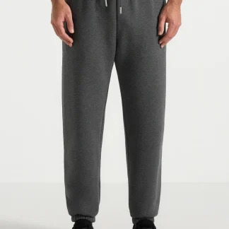 JS005 - Signature Regular Fit Cuffed Joggers - Charcoal Grey