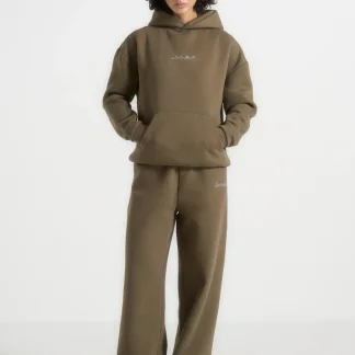 JS001 - Unisex Signature Relaxed Fit Hoodie - Olive