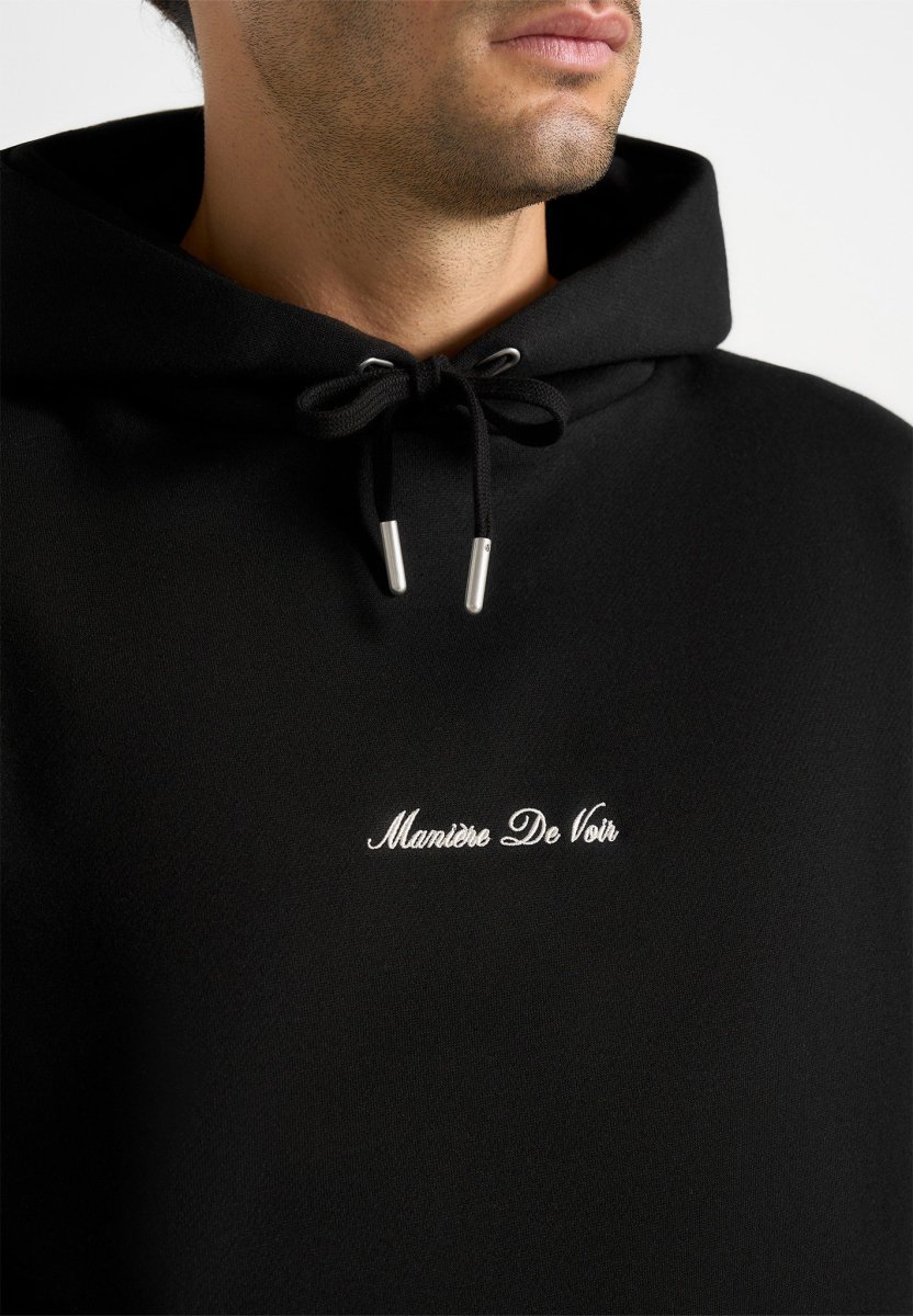 JS004 - Signature Regular Fit Hoodie - Black - Image 5