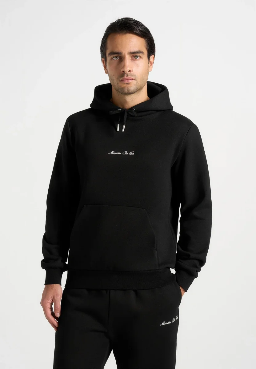 JS004 - Signature Regular Fit Hoodie - Black - Image 7