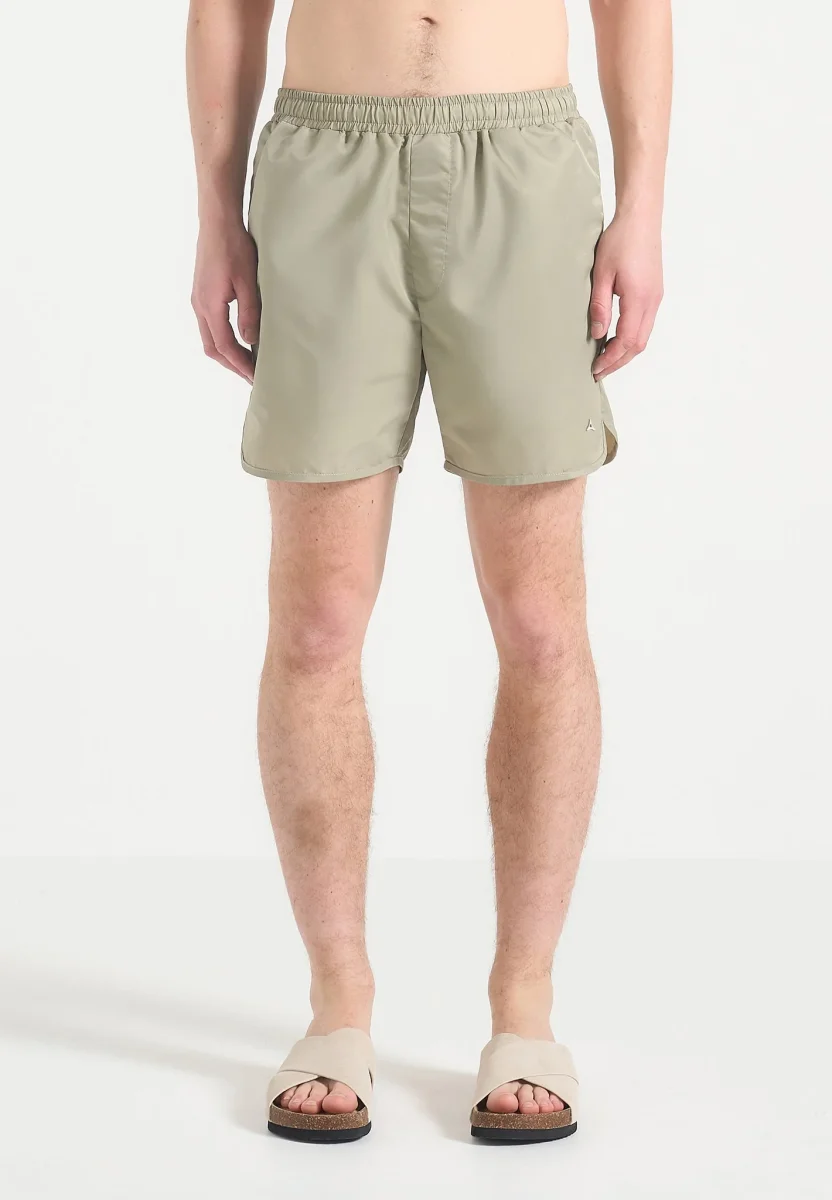 Yvon - Polished Nylon Swim Shorts - Sage - Image 5