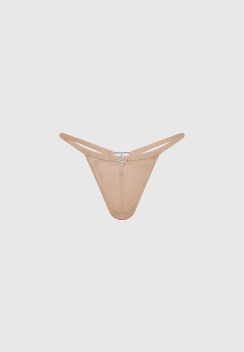 Mesh G-String - Taupe - Image 2
