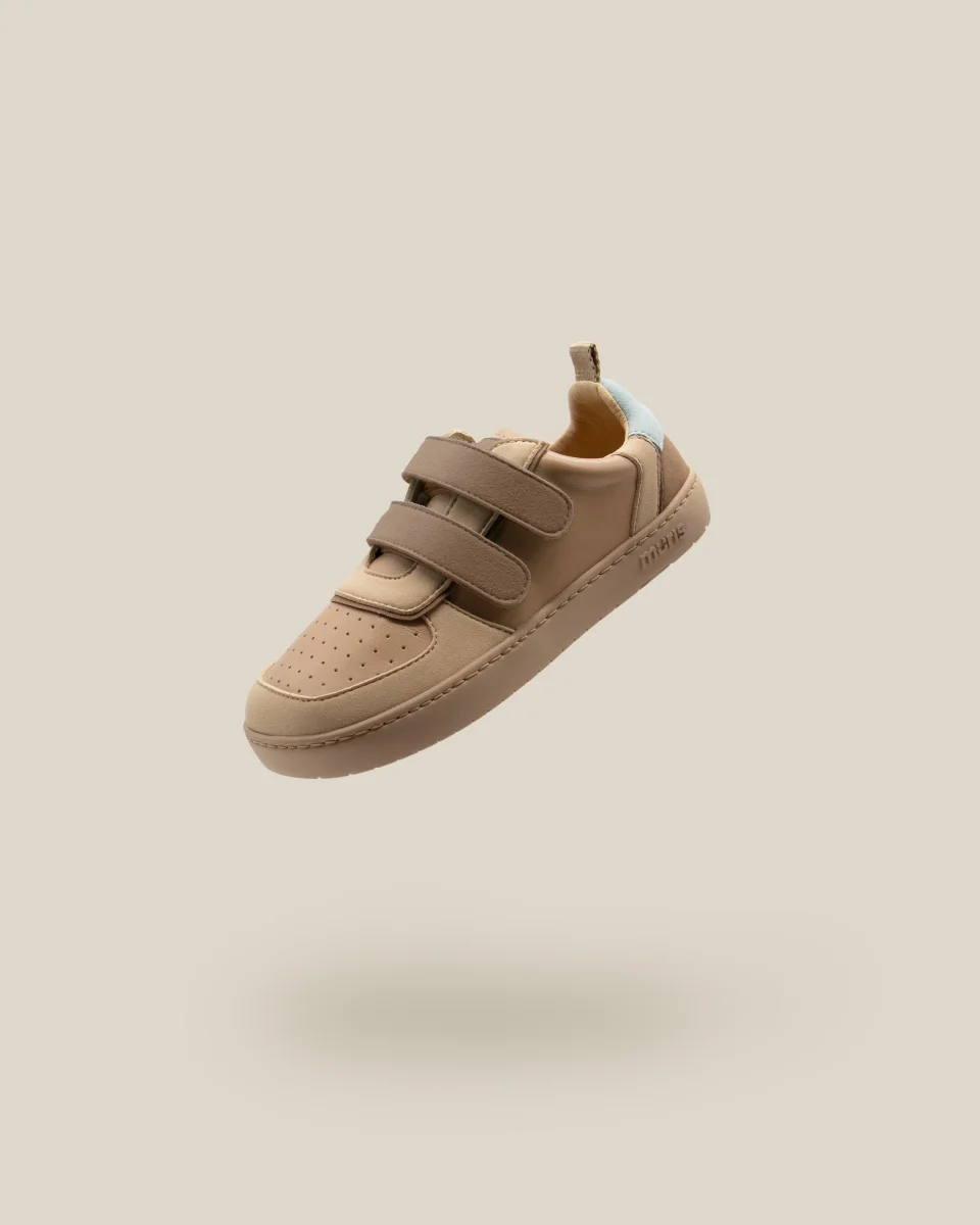 Ténis Barefoot Criança - Muris Petra Junior Bark Brown