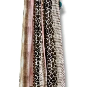 Calças animal print castanho/rosa – Refª 039111