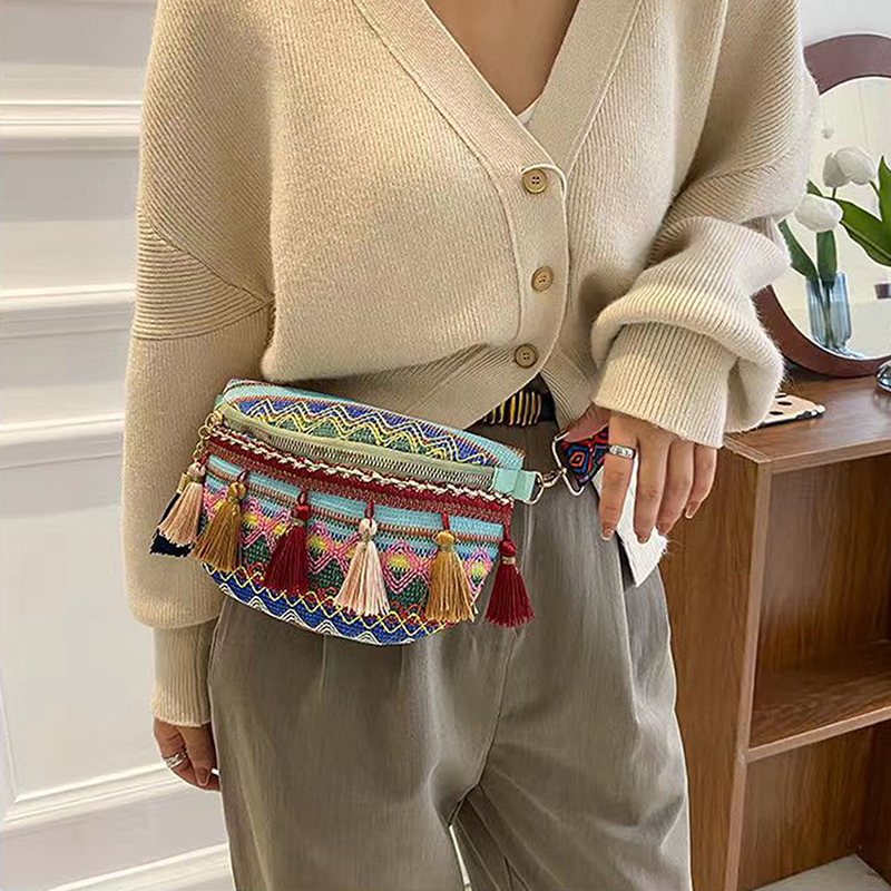 Pochete Bolsa de Cintura Boho Zen Étnica - Image 4