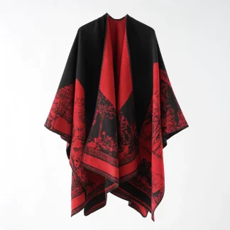 Poncho Feminino Boho Ocidental