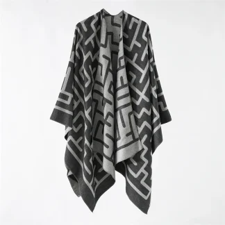 Poncho Xale Étnico Velha Goa
