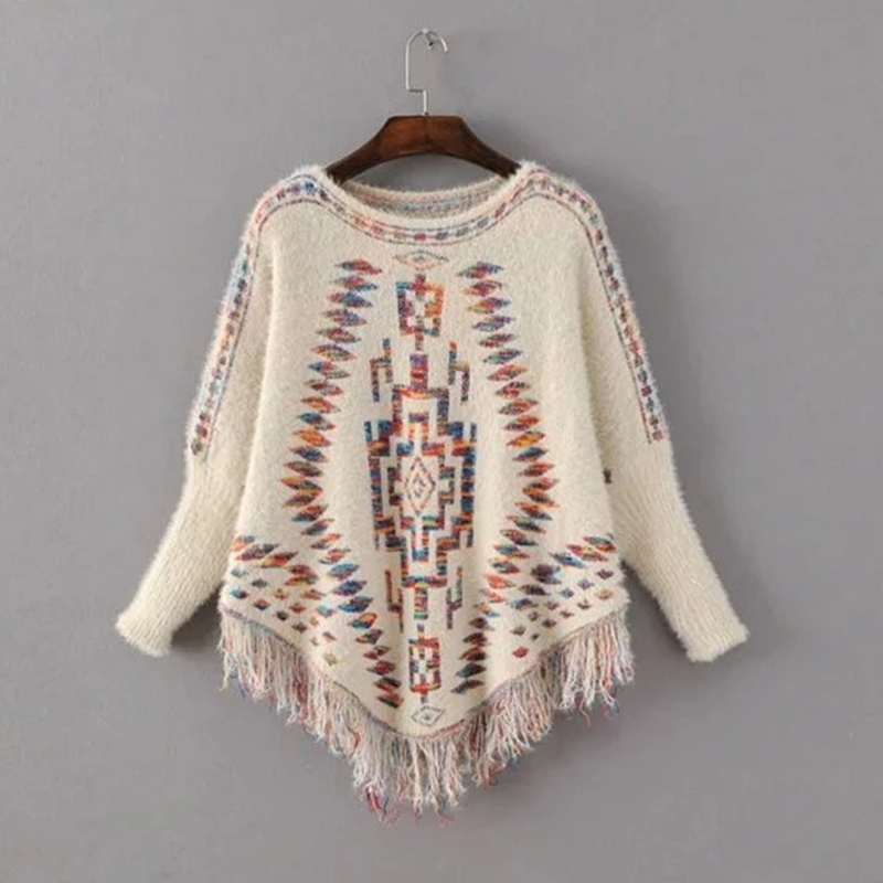 Poncho de Inverno Hippie Chic - Image 2