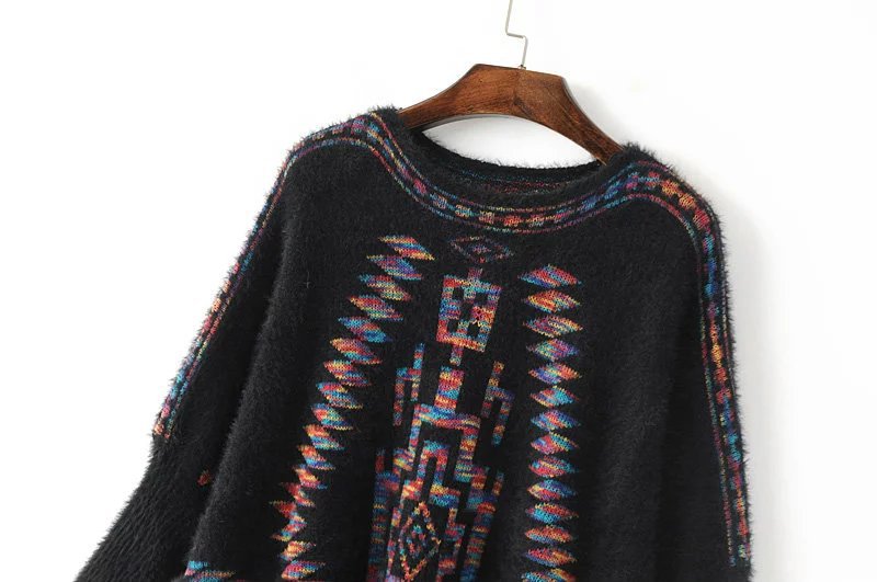 Poncho de Inverno Hippie Chic - Image 6