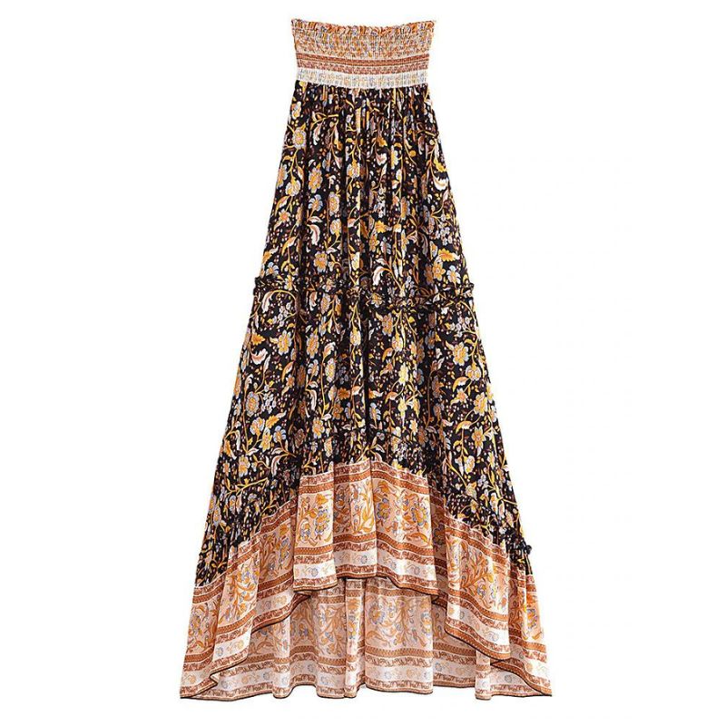 Saia Longa Boho Estampada - Image 2