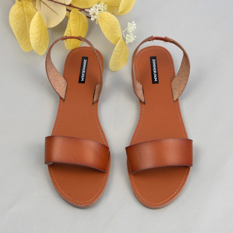 Sandália Rasteira Hippie Chic Conforto Flat Tiras - Image 2