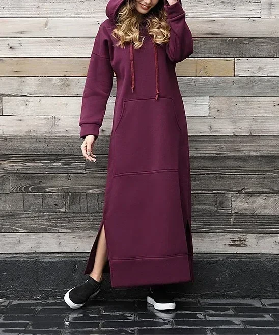 Vestido Maxi Boho Capuz