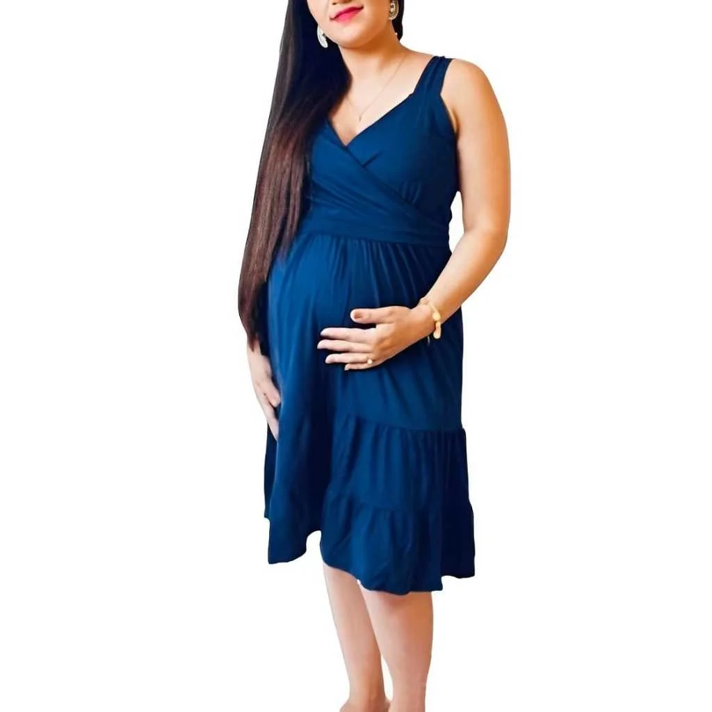 Vestido para Gestante Amamentação Alça - Image 2