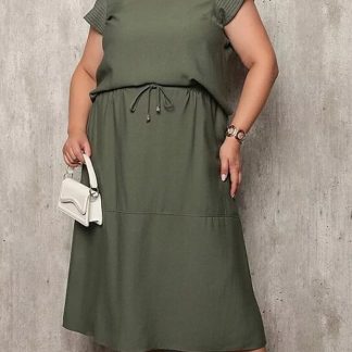 Conjunto Plus Size Saia Midi