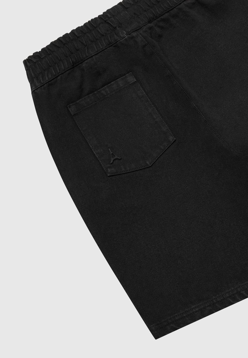 Denim Shorts - Black - Image 7