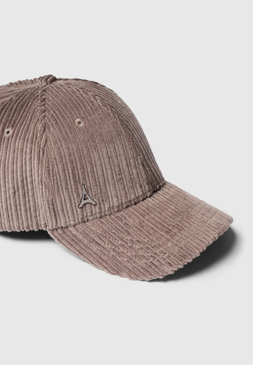Eiffel Corduroy Cap - Taupe - Image 3