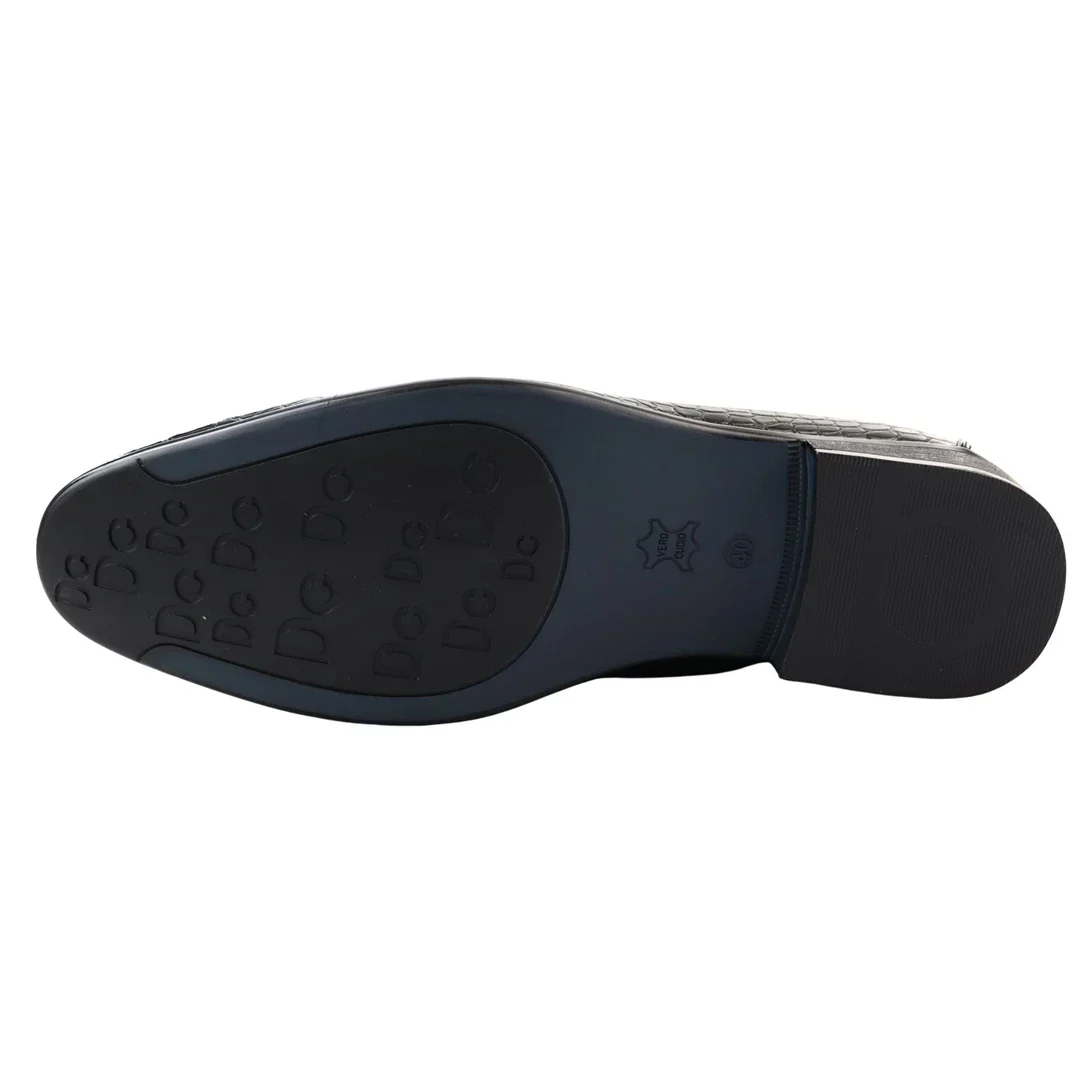 Mocassins sociais masculinos verdes sem fecho - Image 7
