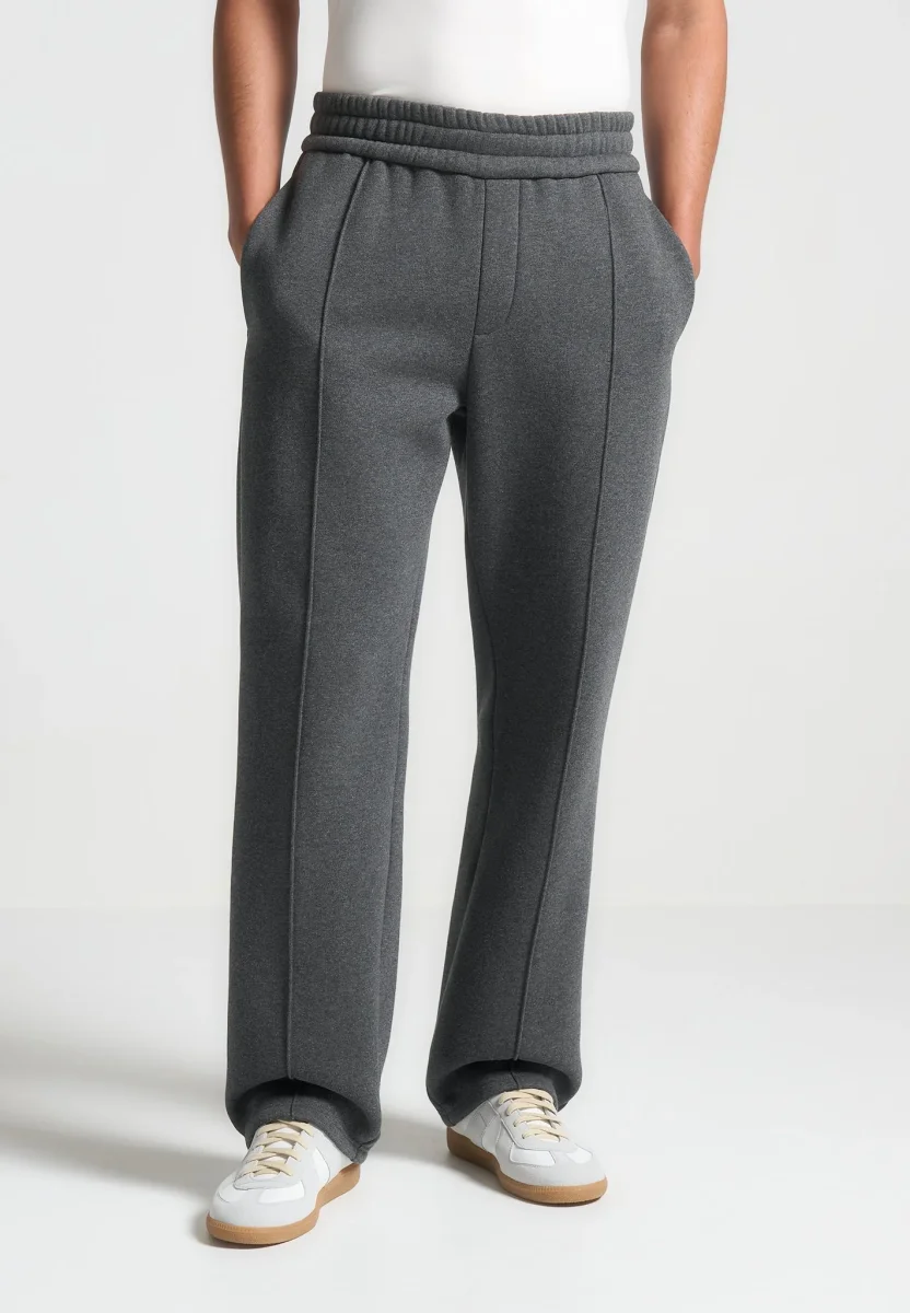 Isaac - Pintuck Joggers - Dark Grey - Image 2