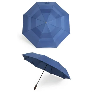 Fully Automatic Double Canopy Wooden Umbrella
