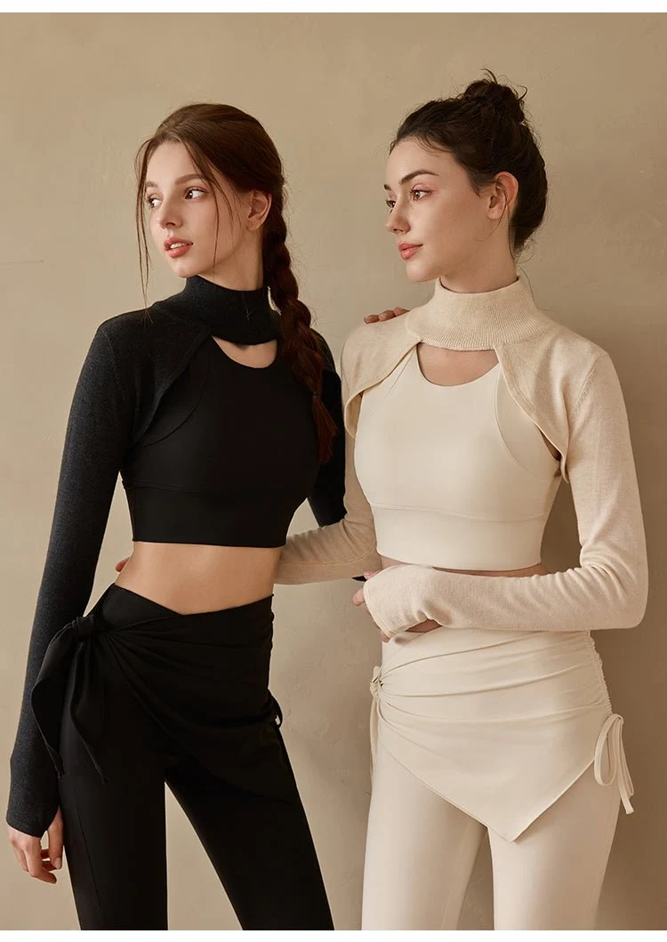Knitted Sports Bolero Pullover - Image 6