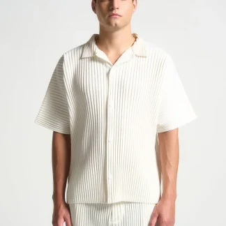 Pascal - Pleated Shirt - Off White