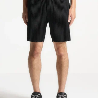 Pleated Shorts - Black