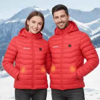 Single Button Heated Down Jacket