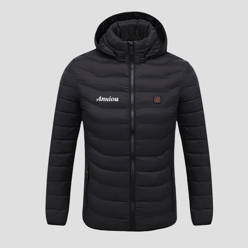 Single Button Heated Down Jacket - Image 4