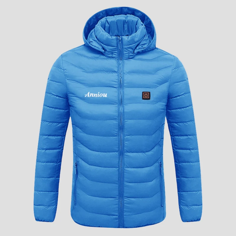 Single Button Heated Down Jacket - Image 3